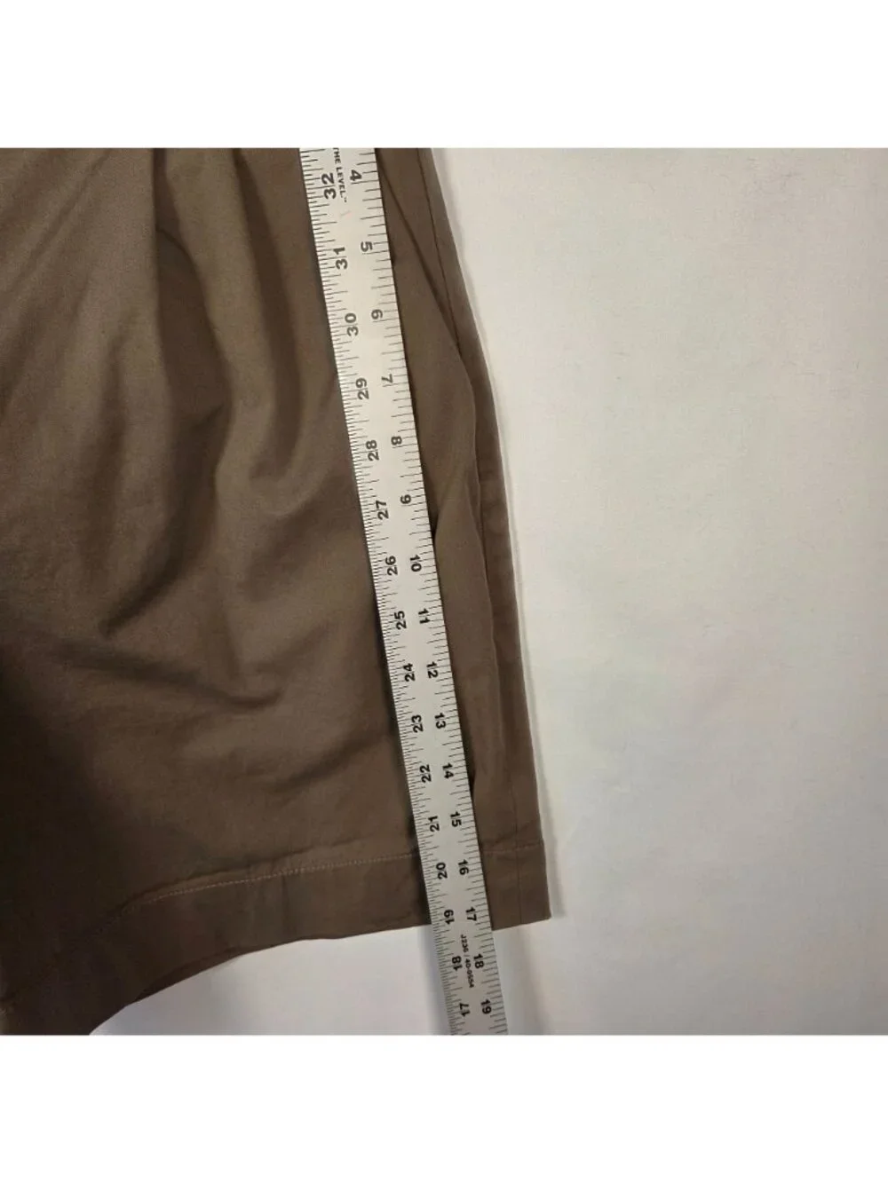 Theory DB Pleat Soft Chino Shorts Forest Green Size 6